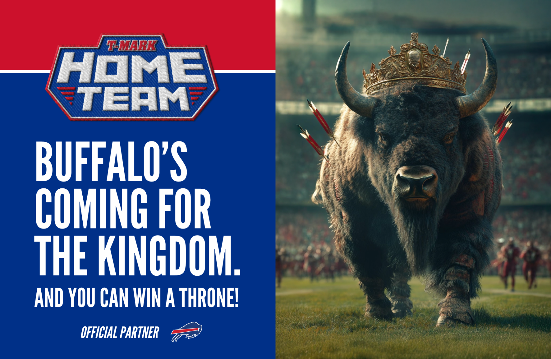 Buffalo Bills playoffs contest banner
