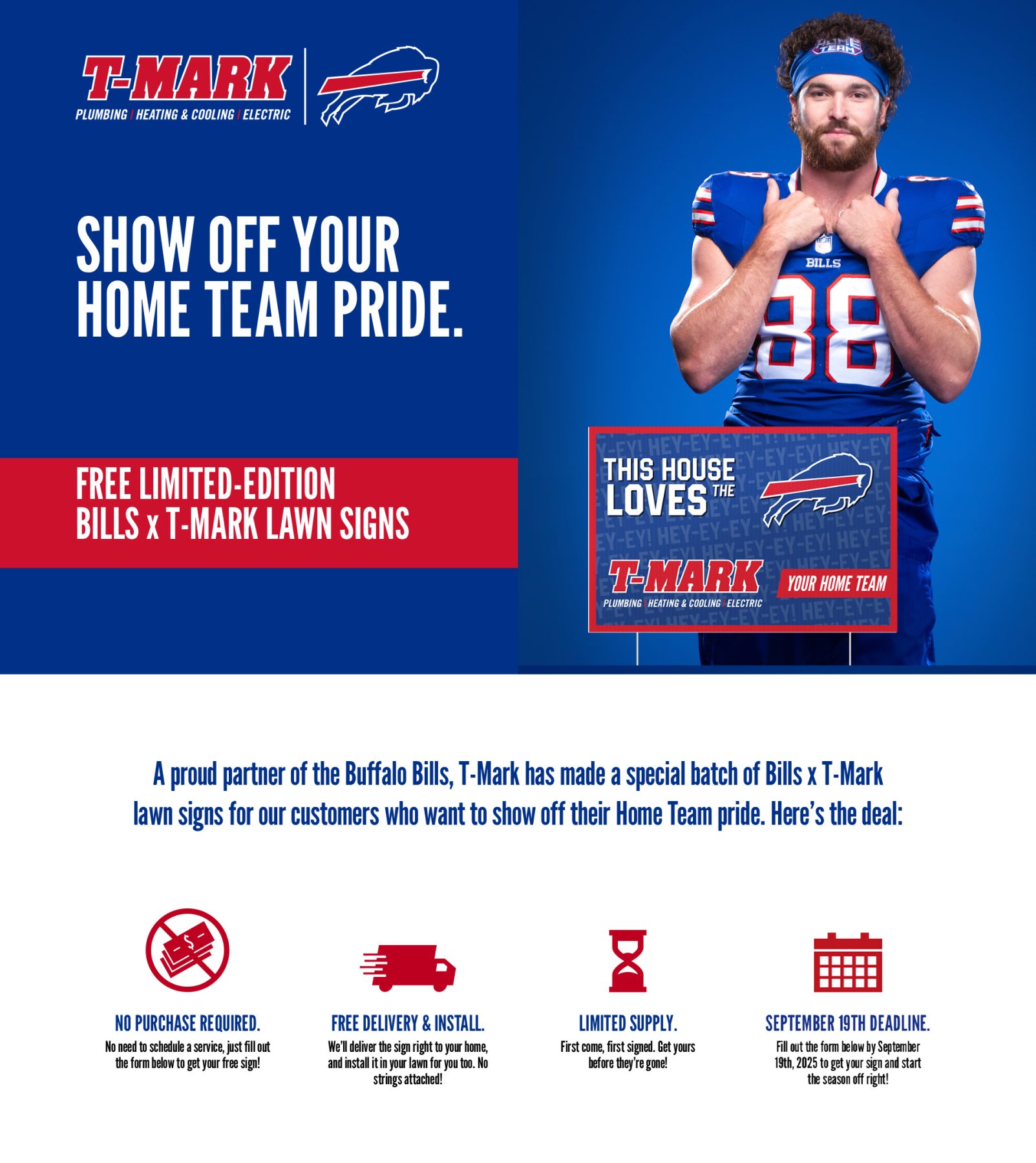 bills lawn sign giveaway